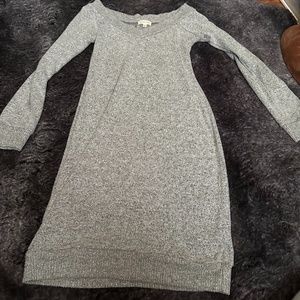Off the Shoulder Long Sleeve Dress